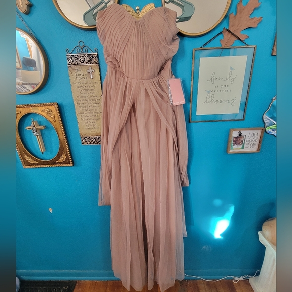 Birdy Grey Dresses & Skirts - Birdy Grey Christina Taupe Formal Dress